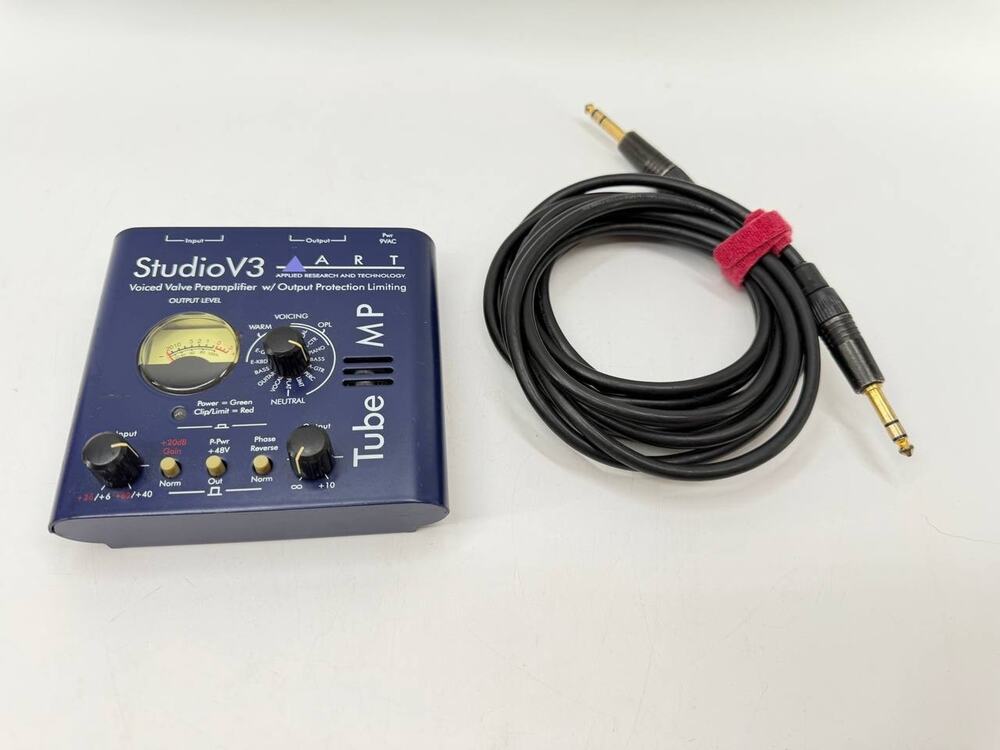 ART Tube MP Studio V3 Valve Microphone Preamp OPL w/Cable 2.10 lb
